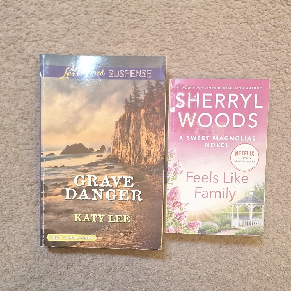 Grave Danger & Feels Like Family Novels.